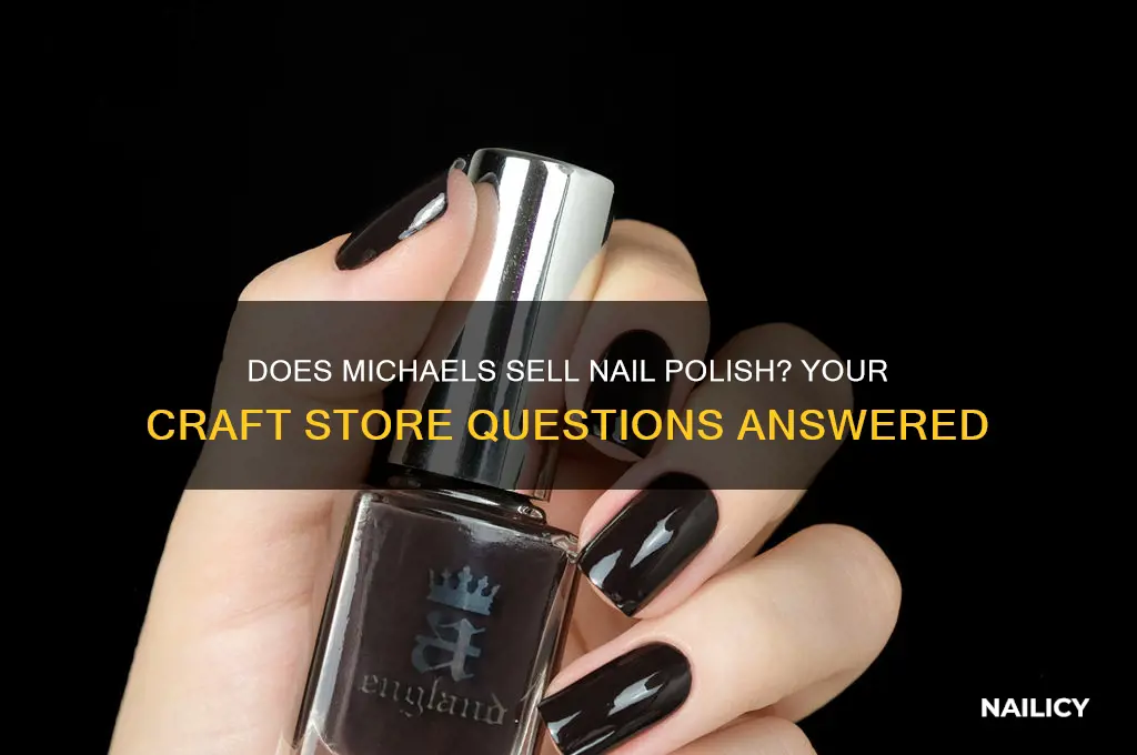 does michaels sell nail polish
