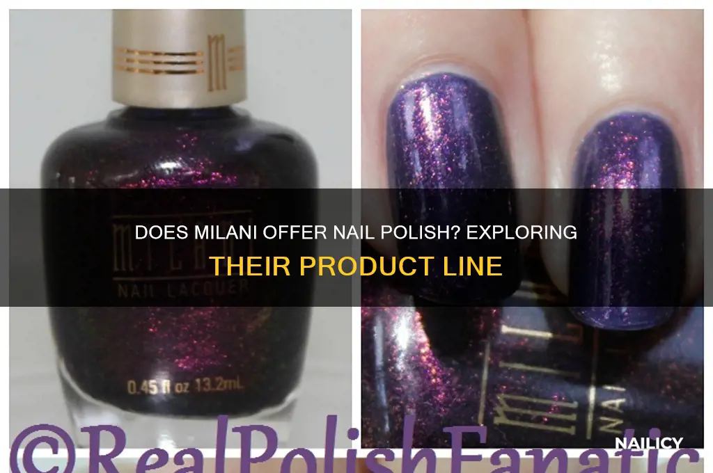 does milani sell nail polish