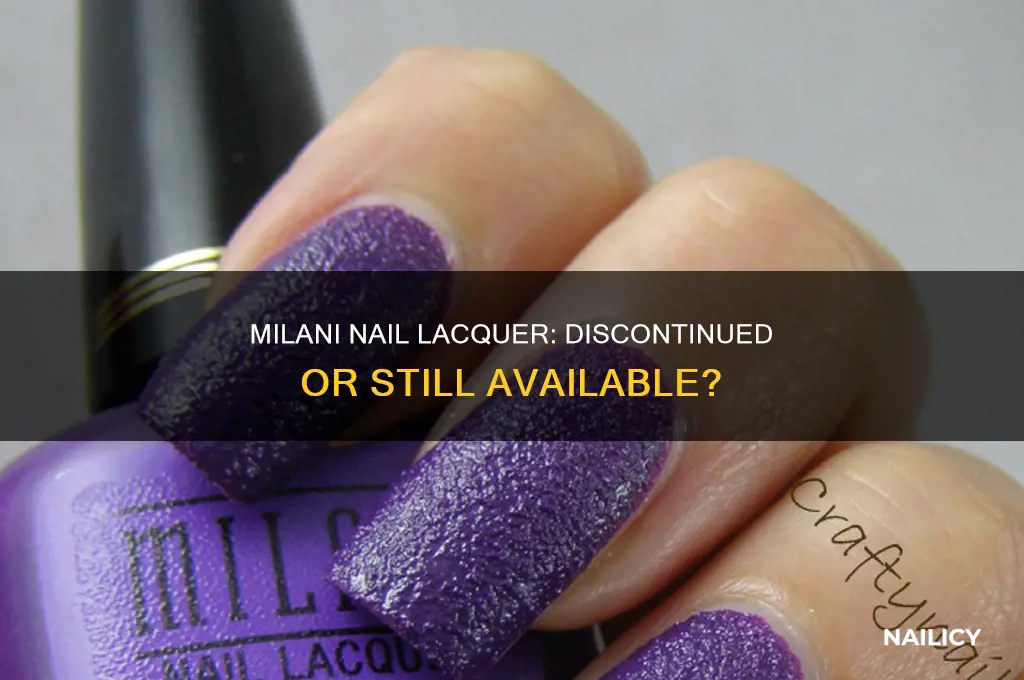 does milani still make nail lacquer