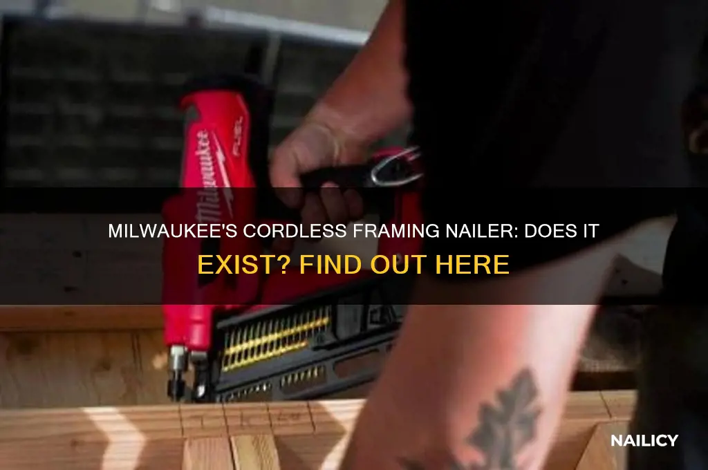 does milwaukee have a cordless framing nailer