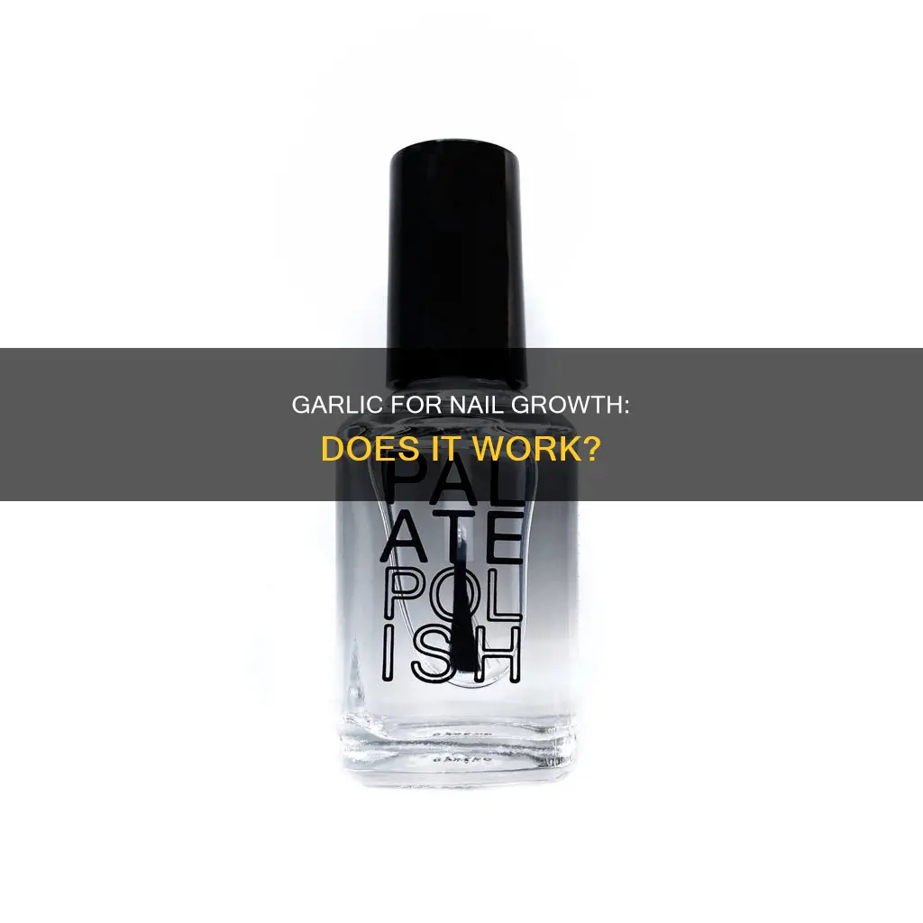 does minced garlic help your nails grow