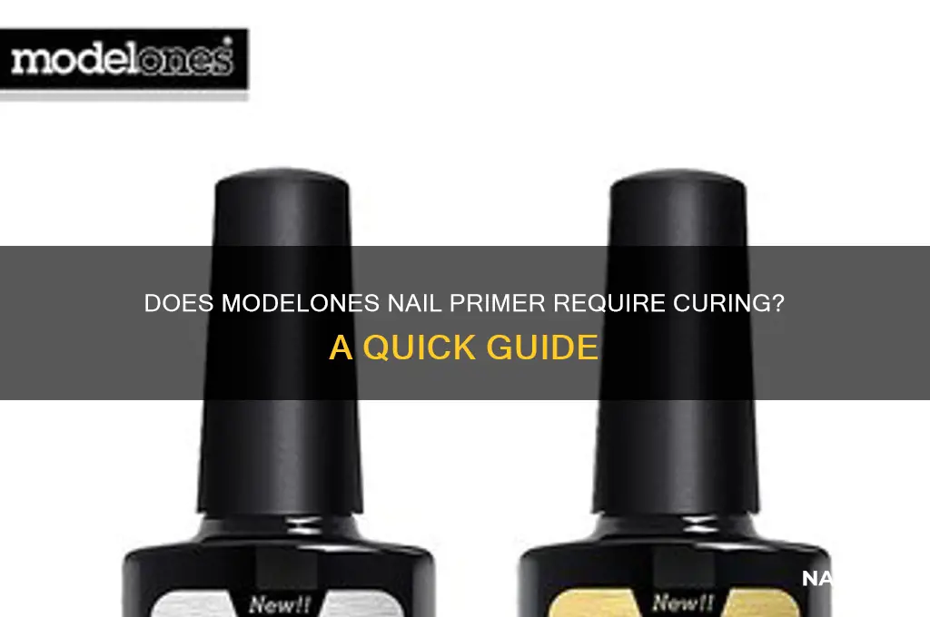 does modelones nail primer need to be cured