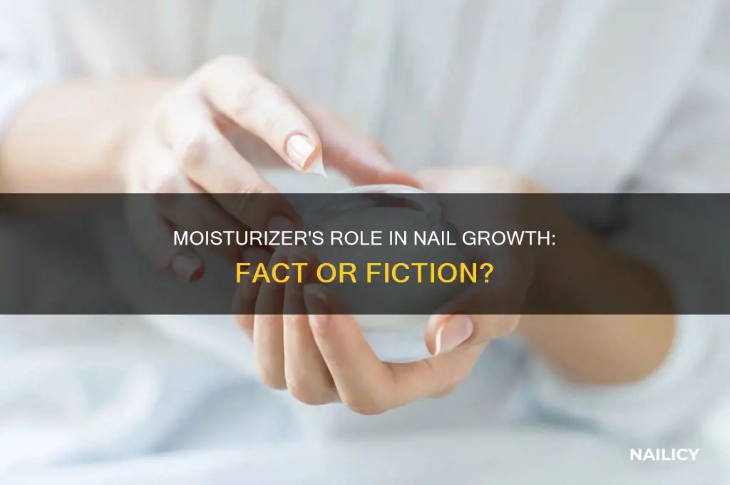 does moisturizer help nail growth