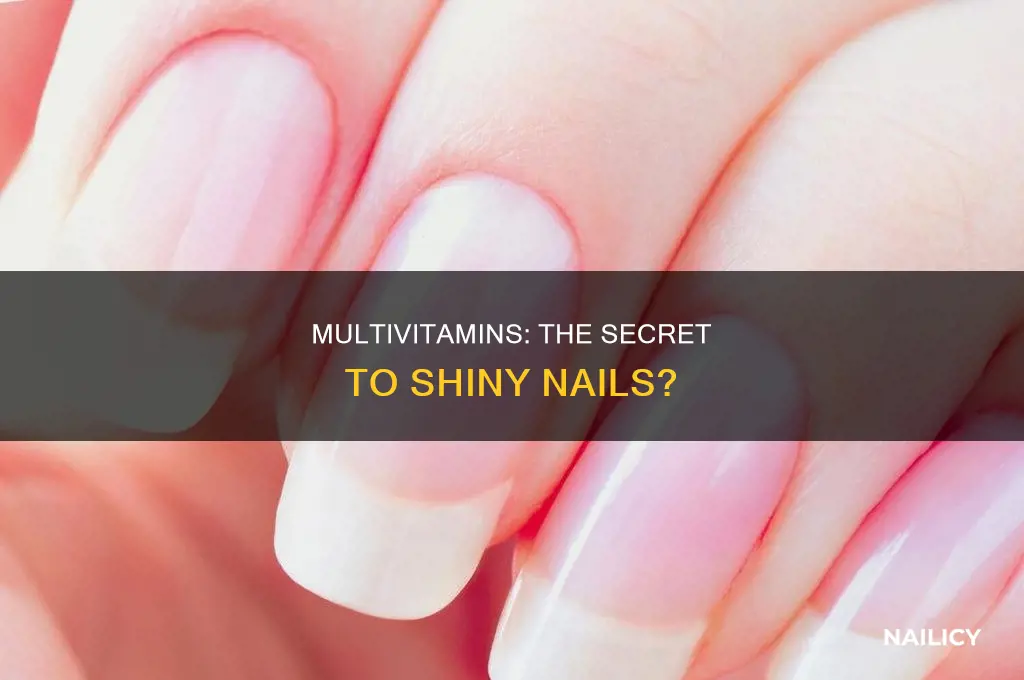 does multivitamin make your nail shiny