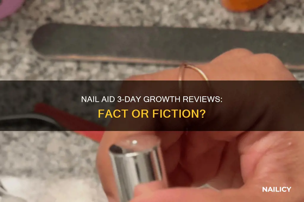 does nail aid three day growth reviews