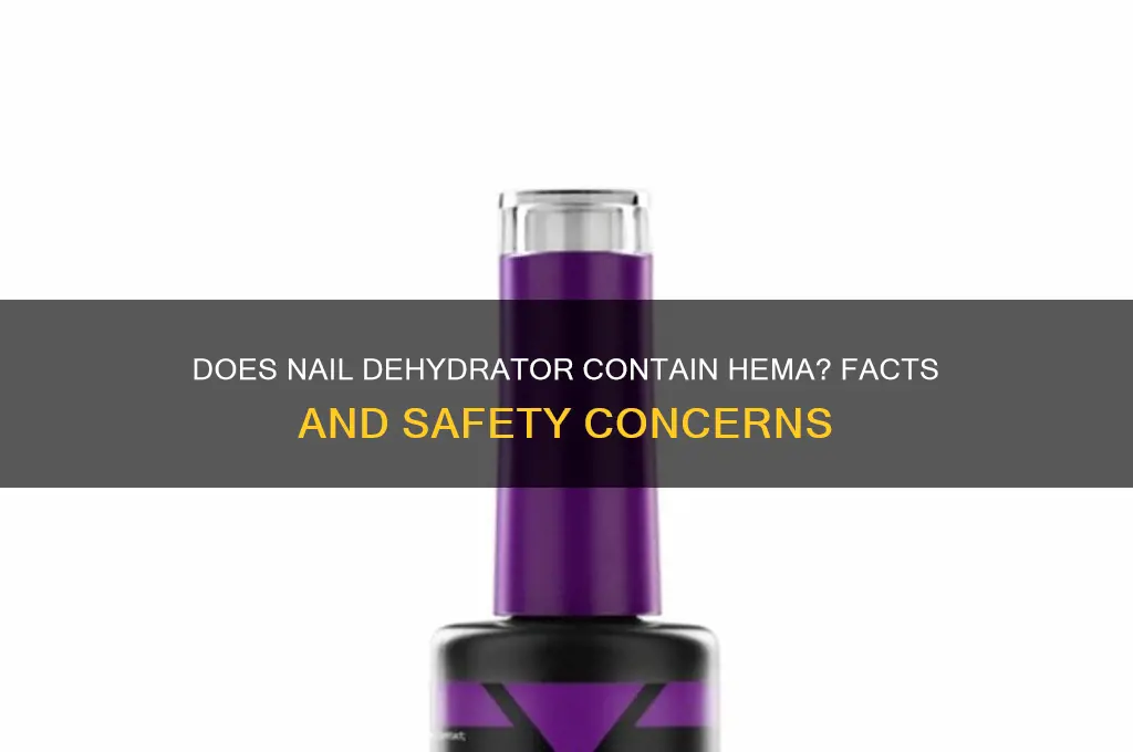 does nail dehydrator have hema