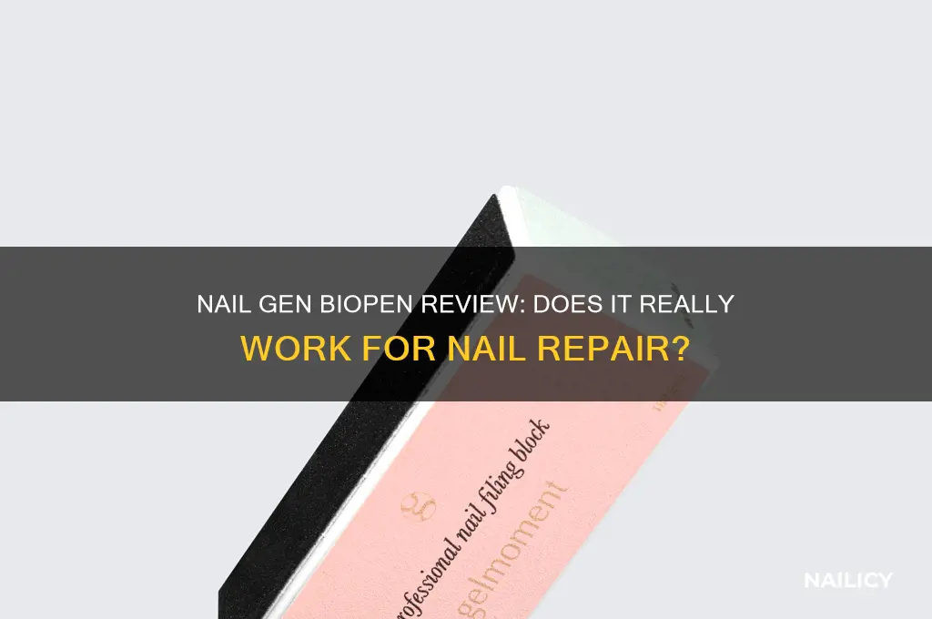 does nail gen biopen work