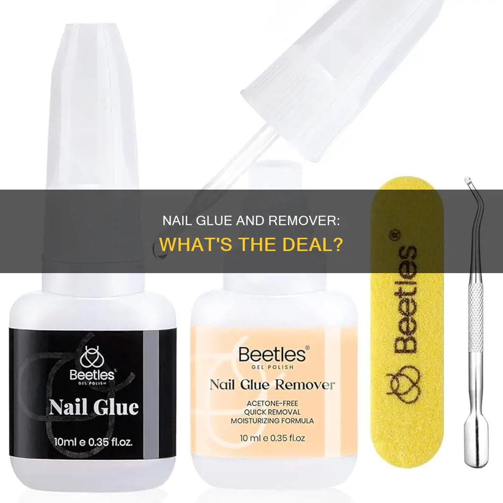 does nail glue come off with nail polish remover
