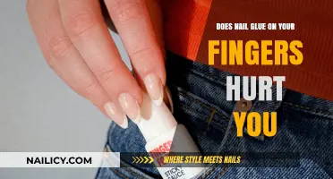 Does Nail Glue on Fingers Cause Pain or Harm?
