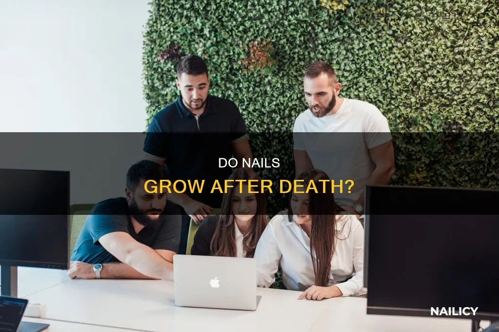 does nail grow after death