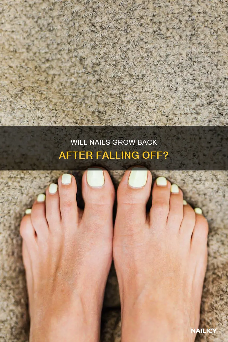 does nail grow back after falling off