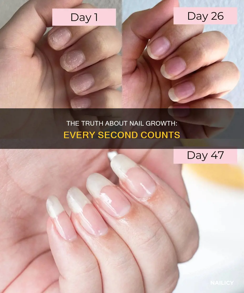 does nail grow every second