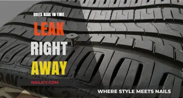 Nail in Tire: Immediate Leak or Slow Puncture?