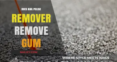 Removing Gum with Nail Polish Remover: Does it Work?