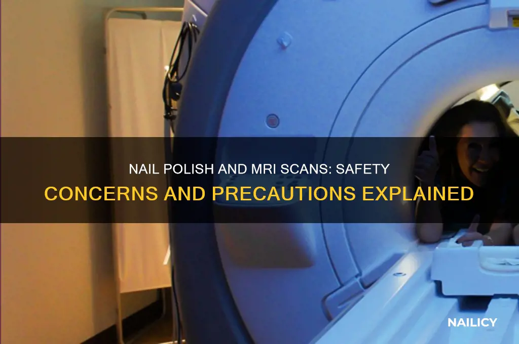 does nail polish affect mri