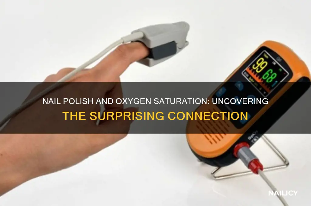 does nail polish affect oxygen saturation