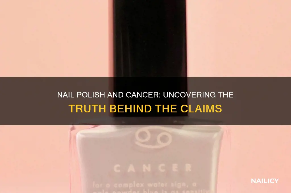does nail polish cause cancer