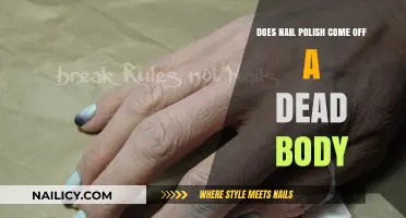 Nail Polish Durability: Does It Remain on a Deceased Body?
