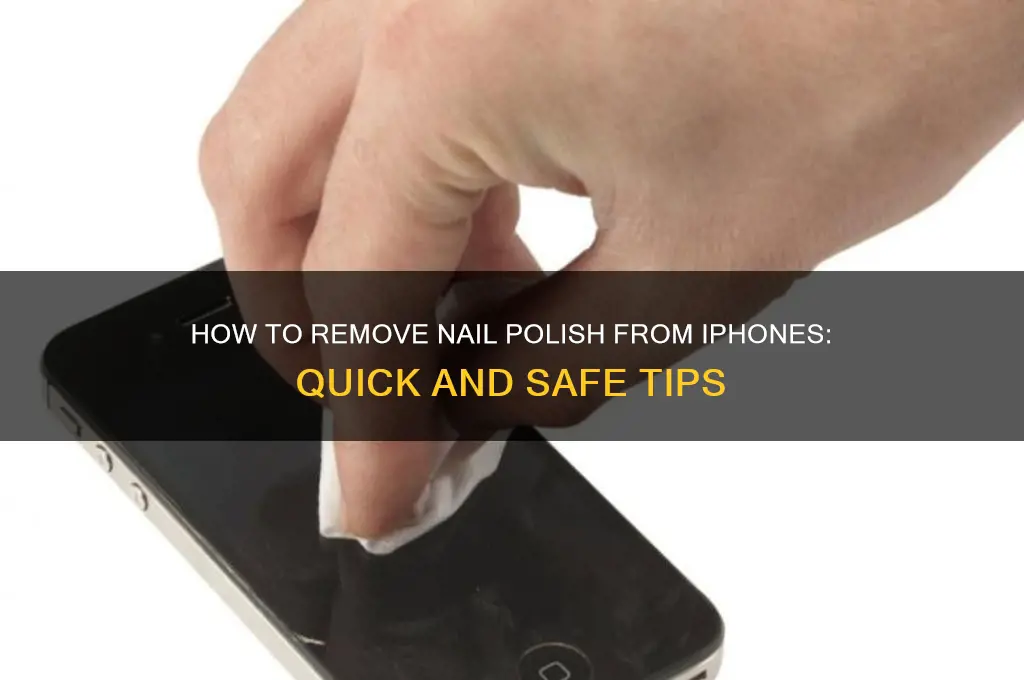 does nail polish come off of iphones