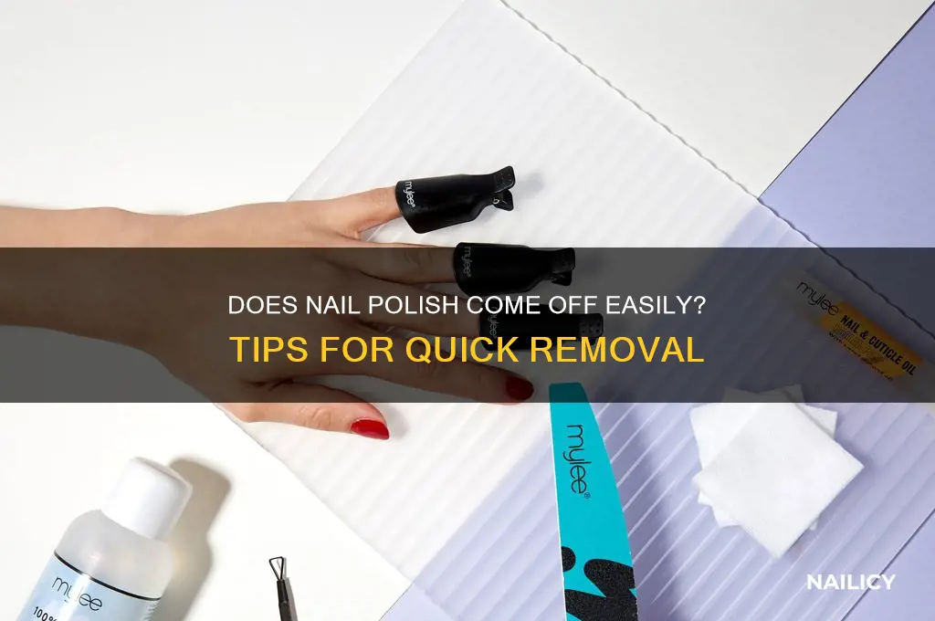 does nail polish come off