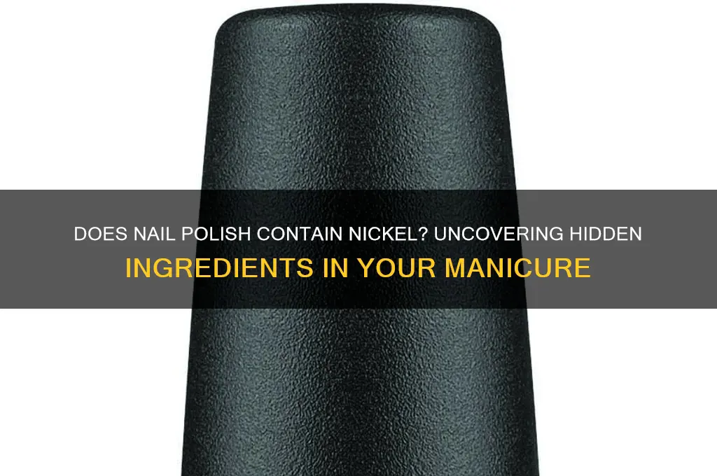 does nail polish contain nickel