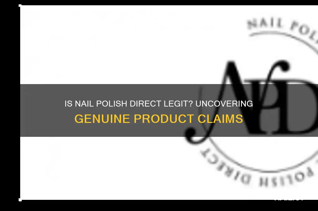 does nail polish direct sell genuine products