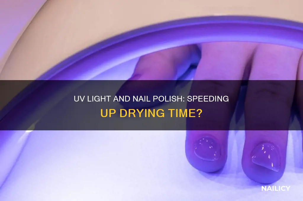 does nail polish dry faster under uv light