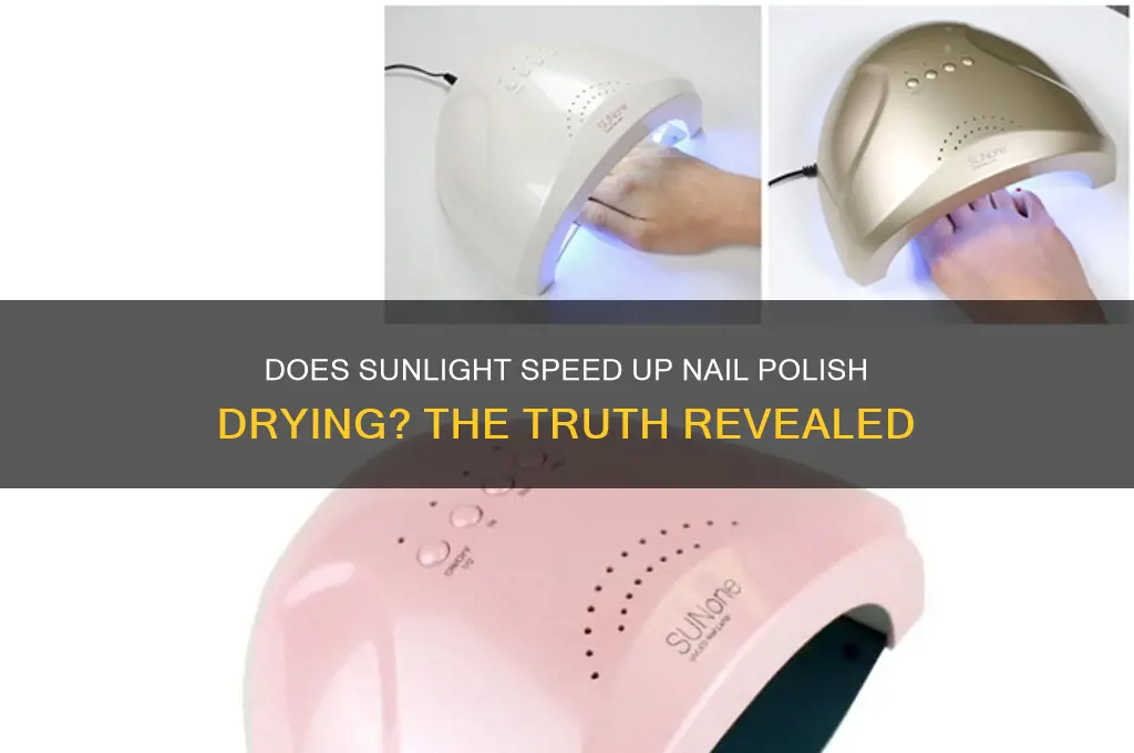 does nail polish dry in the sun