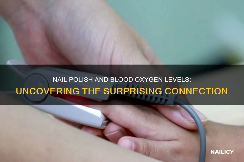 does nail polish effect blood oxygen level