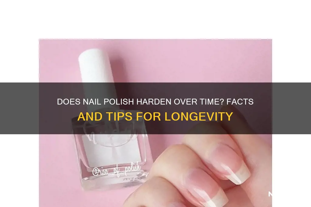does nail polish harden
