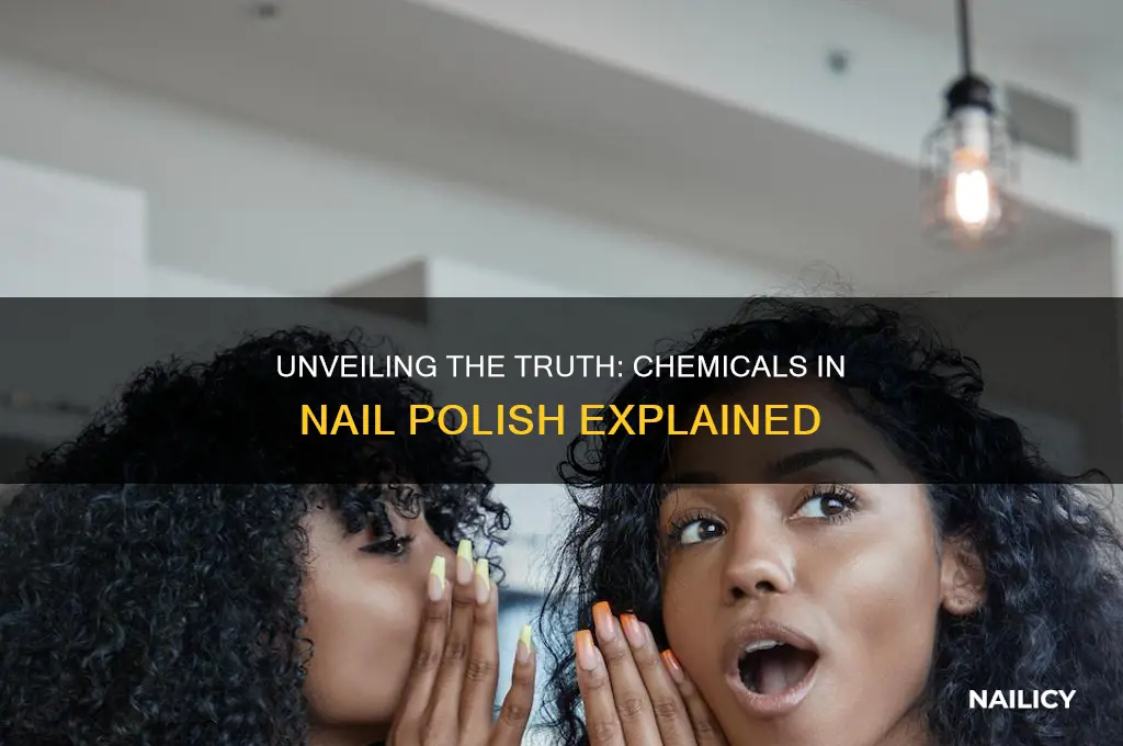 does nail polish have chemicals