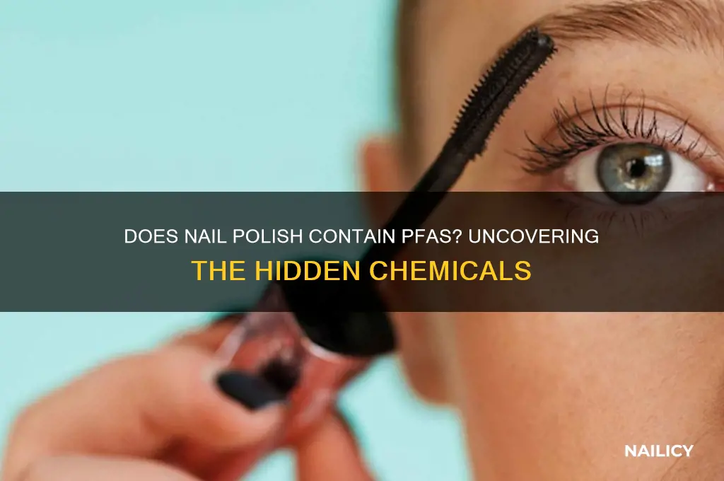 does nail polish have pfas
