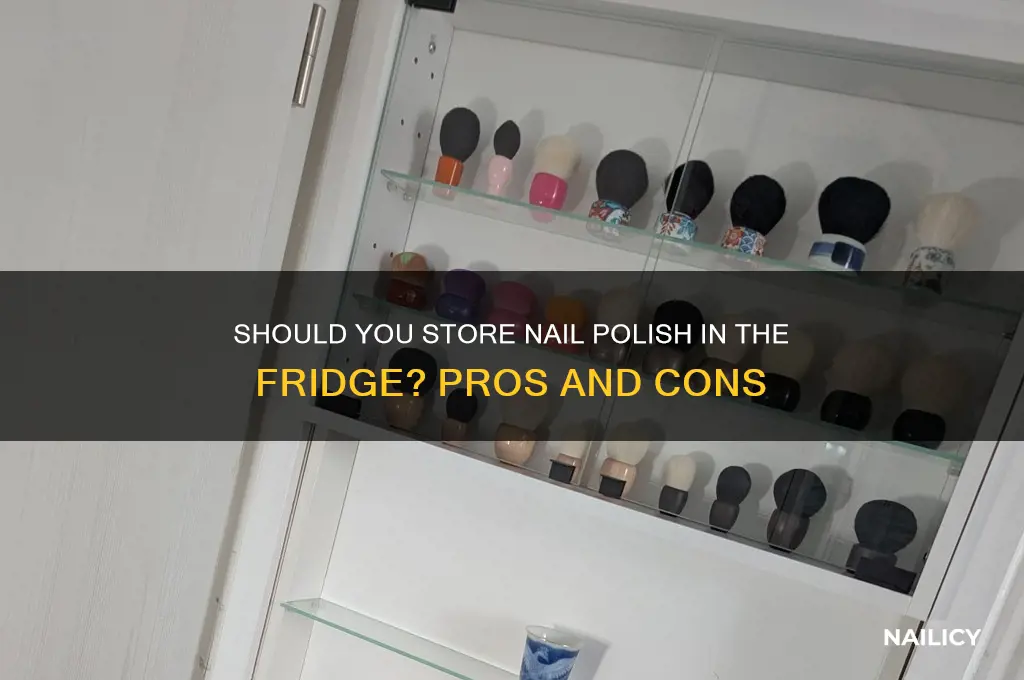 does nail polish keep better in the fridge