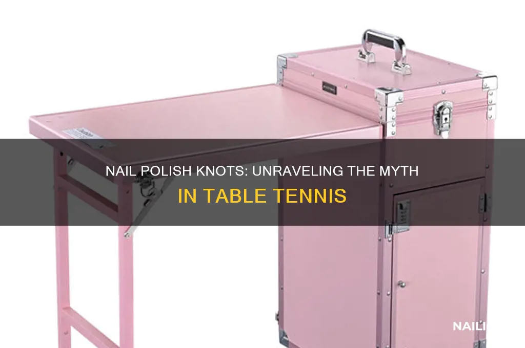does nail polish knots tt tennis