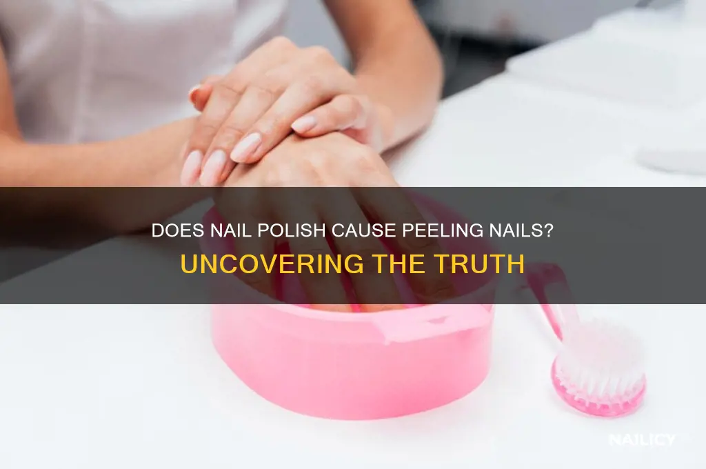 does nail polish make nails peel