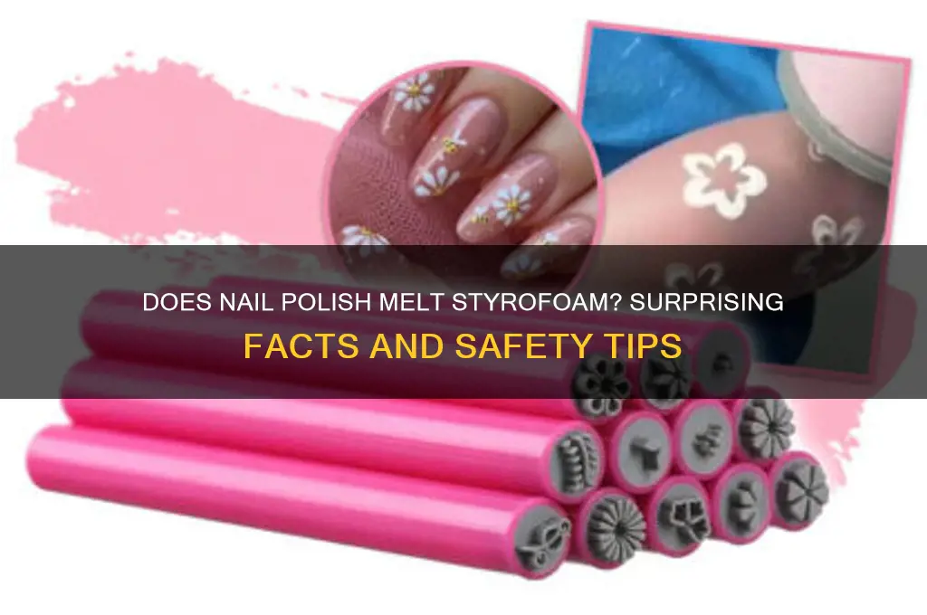 does nail polish melt styrofoam