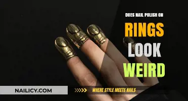 Nail Polish on Rings: Stylish Trend or Unconventional Choice?