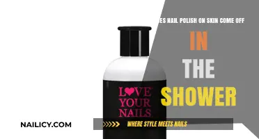 Does Nail Polish on Skin Wash Off in the Shower?