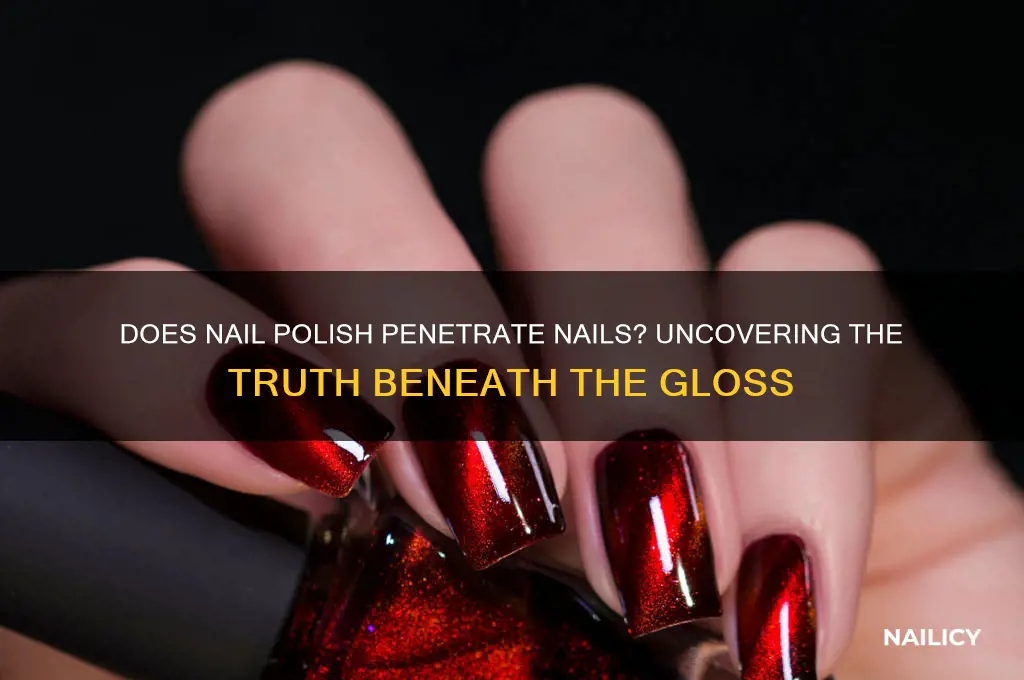 does nail polish penetrate nails