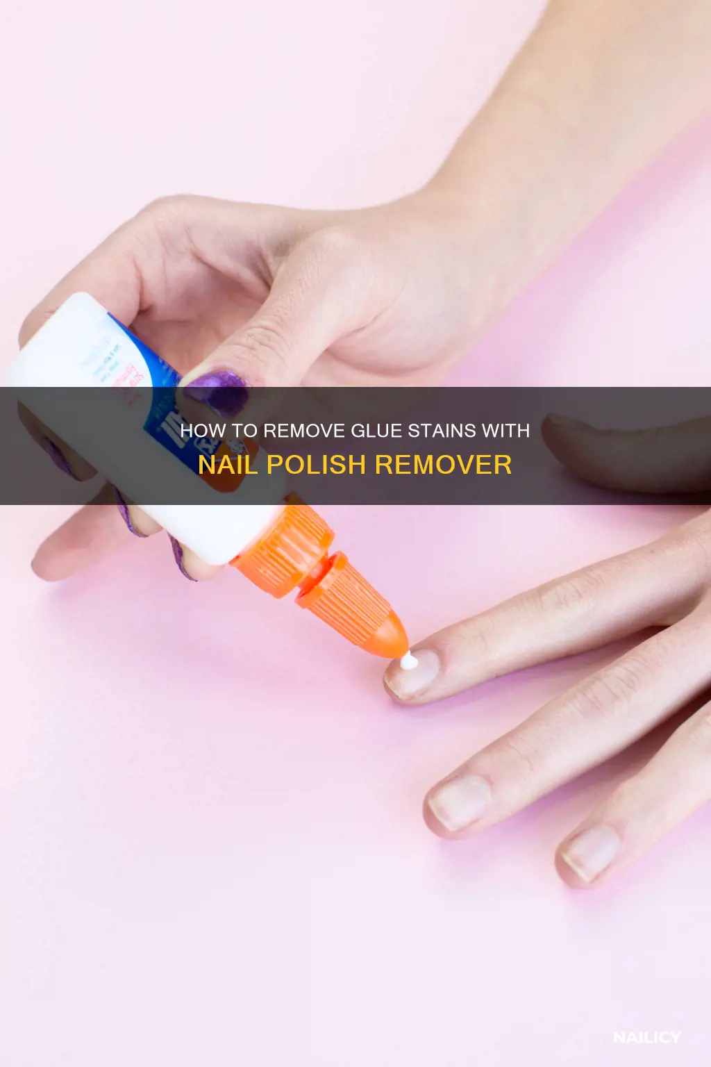 does nail polish remove glue