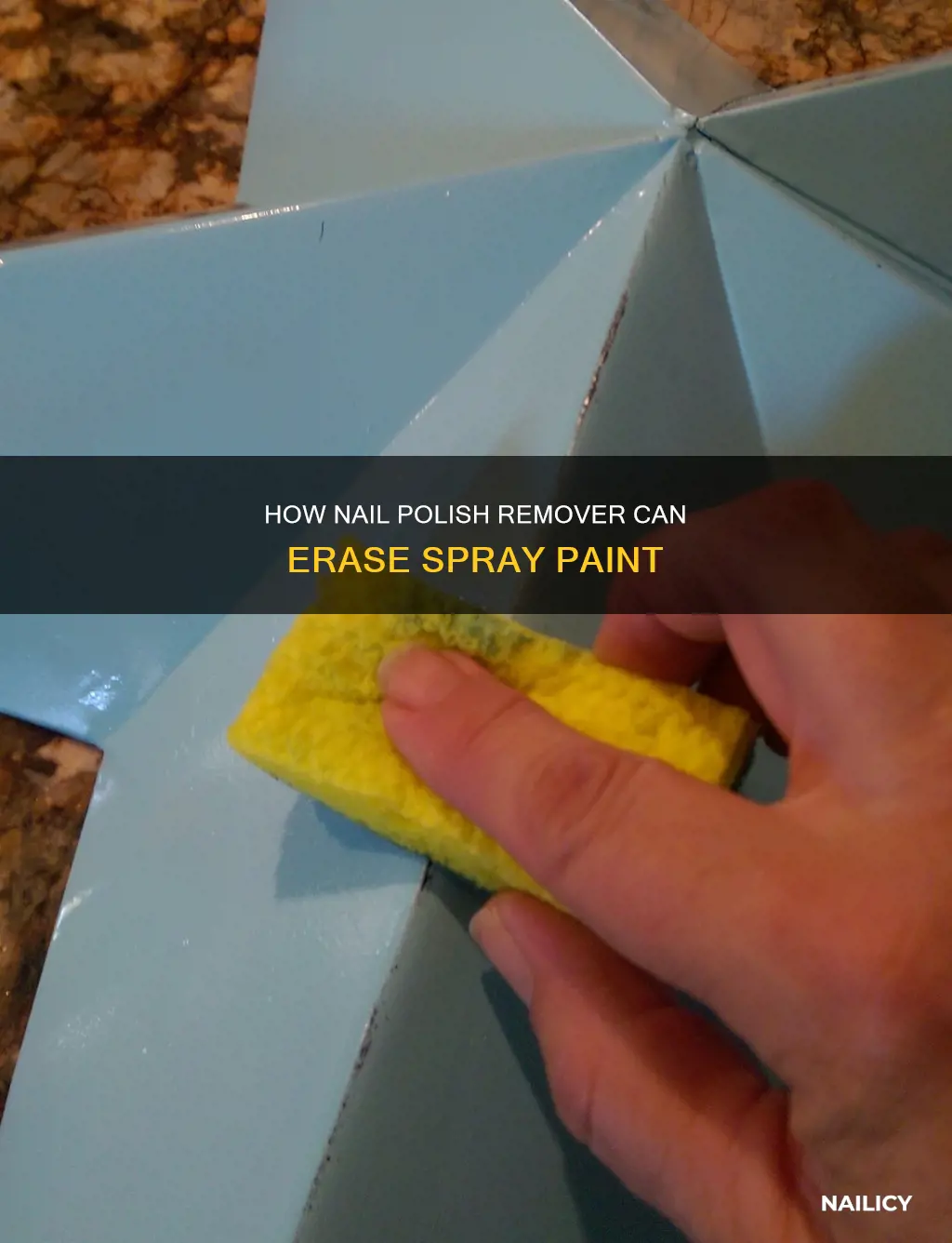 does nail polish remove spray paint