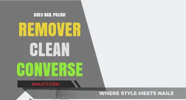 How to Clean Converse with Nail Polish Remover?