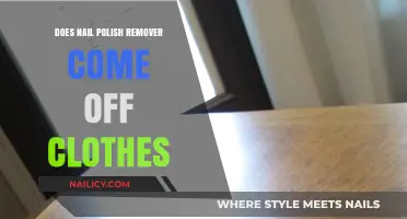 How to Remove Nail Polish Remover from Clothes?