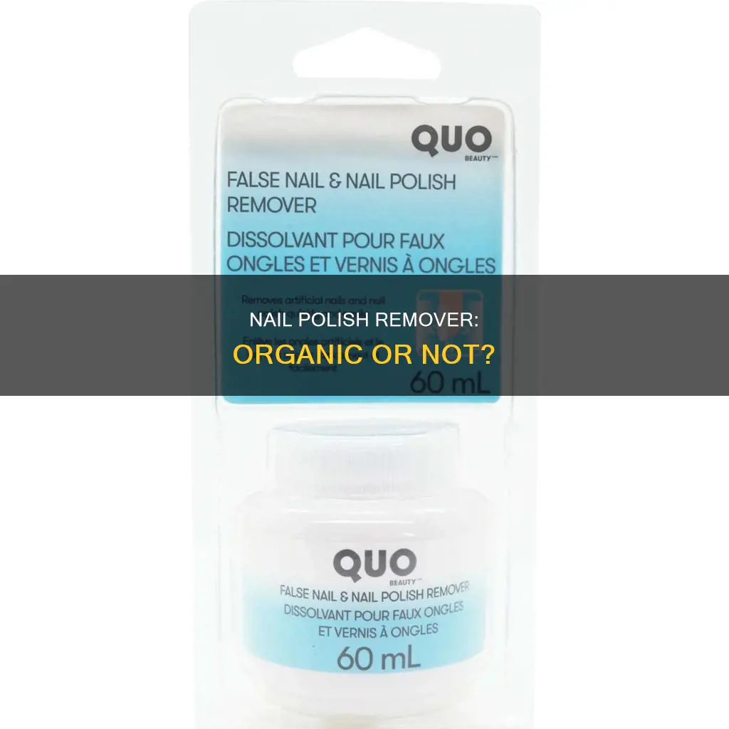 does nail polish remover contain organic compounds