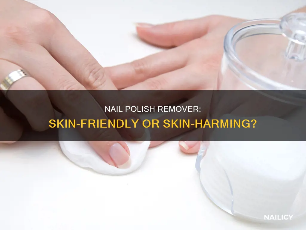 does nail polish remover cut skin