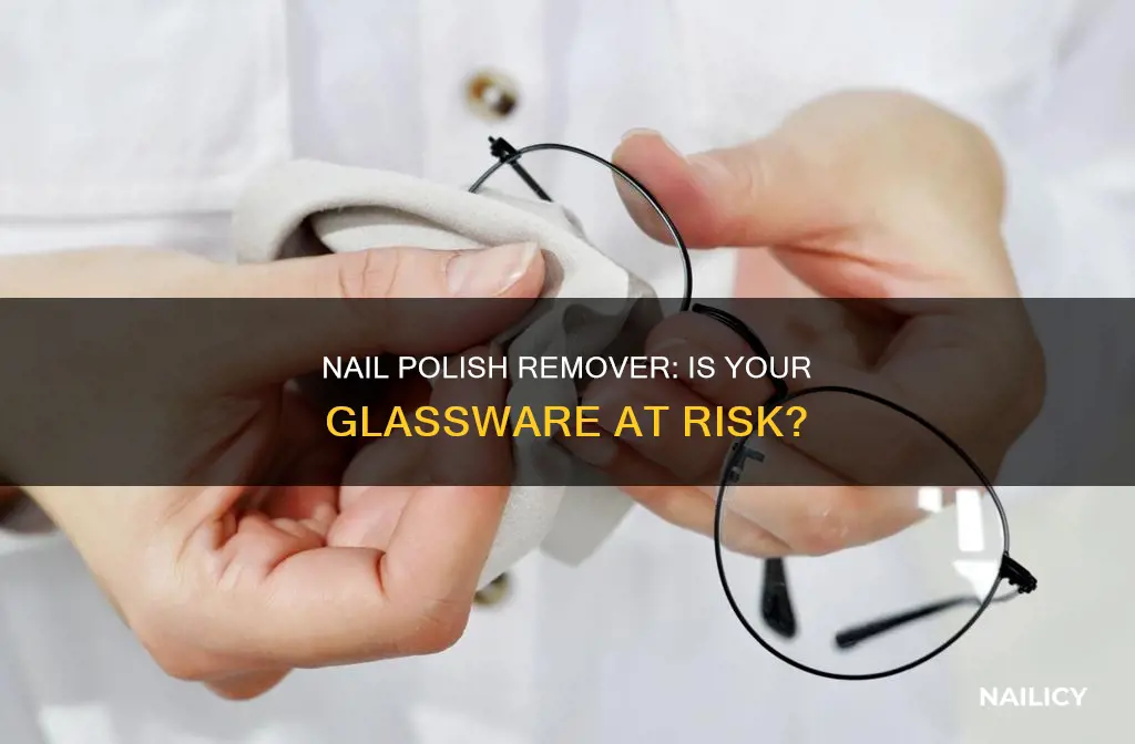does nail polish remover damage glass