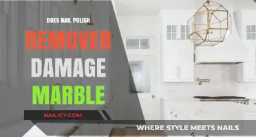 Nail Polish Remover: A Marble Countertop's Worst Enemy