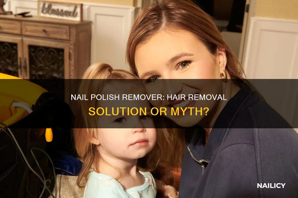 does nail polish remover erase hair