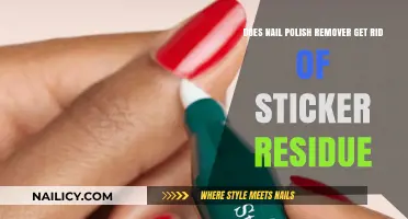Nail Polish Remover Hacks: Tackling Sticker Residue with Ease