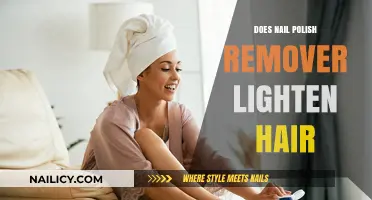 Nail Polish Remover: Can It Lighten Hair?